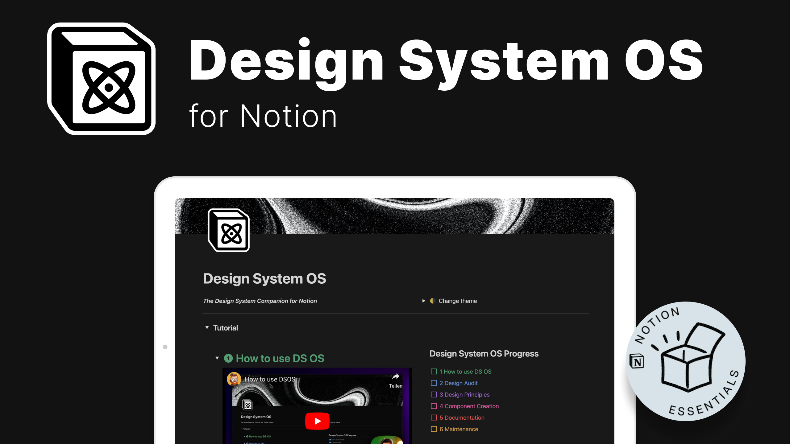 Design System OS - The Design System Companion for Notion